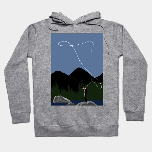 Fishing Hoodie by joelthayer